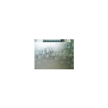 Frosted 9mm 7mm Acid Etched Glass Ultra Clear For Office Partitions
