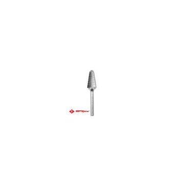 Taper Radius End Tungsten Carbide Burr, Chipbreaker