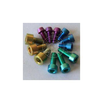 Baoji Eastsun Titanium specialize in color Titanium fastener