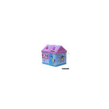 House tin with coin slot