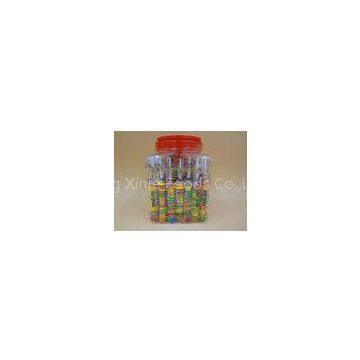 Different Shape Bottled Fruity Hard Candy Raspberry / Strawberry / Mango Candies