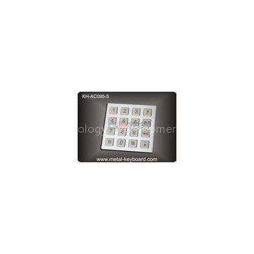 4 X 4 Matrix Door Access Keypad With Rugged Stainless Steel Material