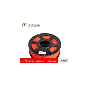 Orange ABS 3D Printing Filament 1.75mm 3mm