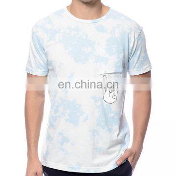 High quality longline streetwear 100% cotton men custom silk screen printing long line t shirt men