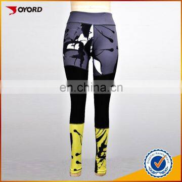 custom fashion sublimation printed leggings for women