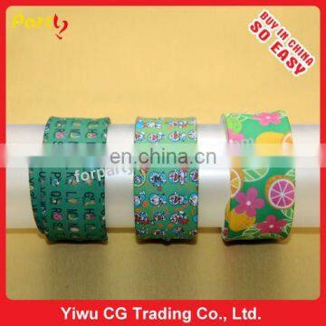 CG-BR066 Lovely silicone slap bracelet Cartoon silicone slap bracelet