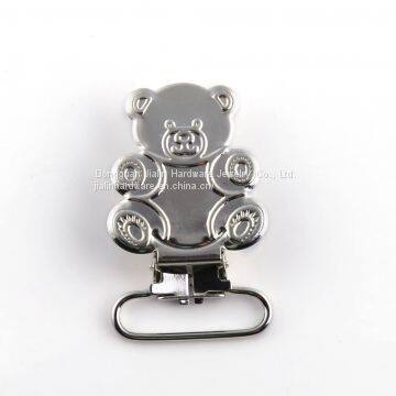 1 Inch Teddy Bear Mitten Metal Clip for Baby Toddler and Kids photo-4