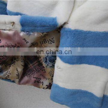 China Supplier Women Fur Garment Rex Rabbit Fur Coat With Dyed Color photo-5