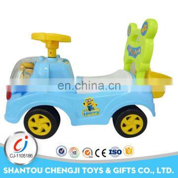 High quality best price ride on toy outdoor sliding blue king baby car