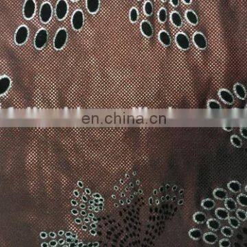 High Quality Colorful Flock On Flock Upholstery Fdy Fabric