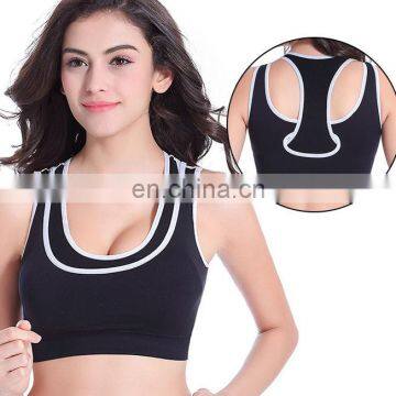 Wholesale fake two pairs of running fitness BRA no rims bra#2038