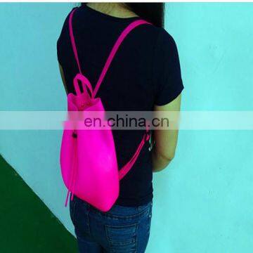 Hot Sale En-friendly Candy Colors Backpack Silicon Rubber Kids School Bag photo-4
