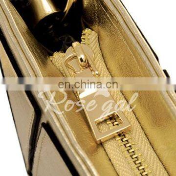 Elegant Geometric Print and Chain Design Women's Clutch Bag photo-5