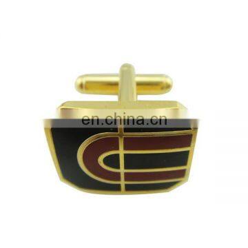 custom zinc alloy gold NBA team flag parts cufflink