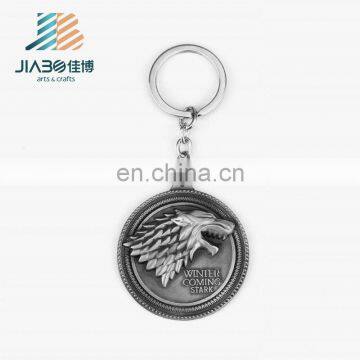 Game of Thrones Keychain House Stark Key Chain Song Of Ice And Fire Key Rings Holder Souvenir For Gift Chaveiro Men Jewelry photo-2