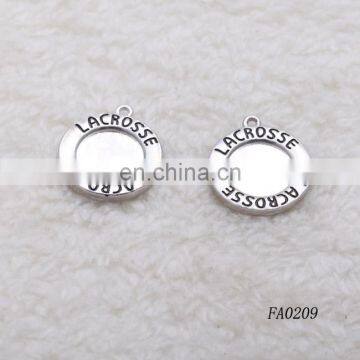 Fashion Personalized Alphabet Letter jean button Wholesale Silver Metal Jean Button