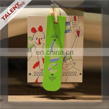 custom printed new design paper clothing tag