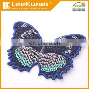 Sequin Butterfly Embroidery Patches Design for Blouses
