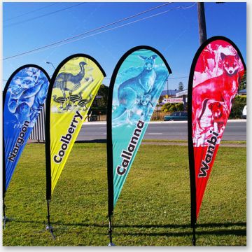 Wholesale Teardrop Flag ,Outdoor Beach Flag with Flagpole