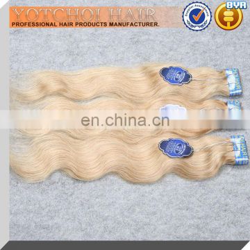 Wholesale top quality most popular 36 inch blonde hair extensions