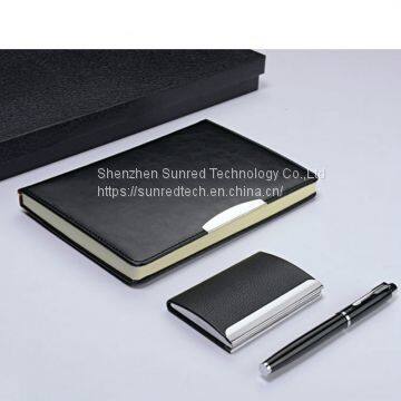 Business Gift Set With PU Leather Notebook Name Card Holder Ballpen,luxury Gift Set for Woman,mens Gift Set photo-4
