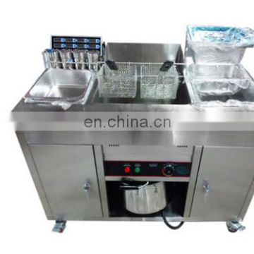 KFC equipment counter top electric fryer potato chips frying machine