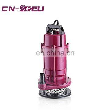 Factory price 220V 380v 370w 550w 1hp clean water submersible pump qdx