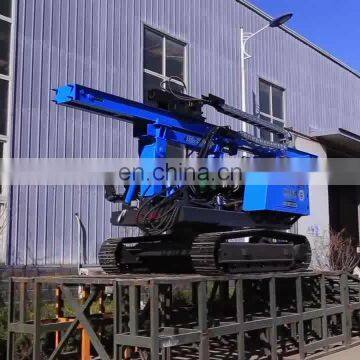 Hengwang CE  DTH drill rig for rocky/screw drill machine/spiral screw drilling machine for sales