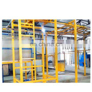 Automatic powder coating booth for aluminium profiles 1.6