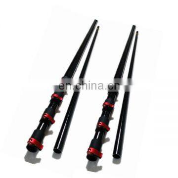 9m extension carbon fiber poles with aluminum clamp