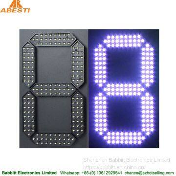 12 inch led gas price sign good quality,outdoor gas station led price sign 7 segment display