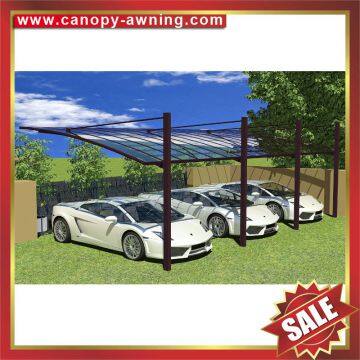 Hot Sale Alu Aluminum pc Polycarbonate Parking Car Canopy Carport Shelter Cover Awning Canopies Manufacturer photo-4