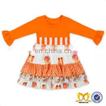 Kids Thanksgiving Turkey Girls Dress Names With Pictures Children Frock Model photo-6