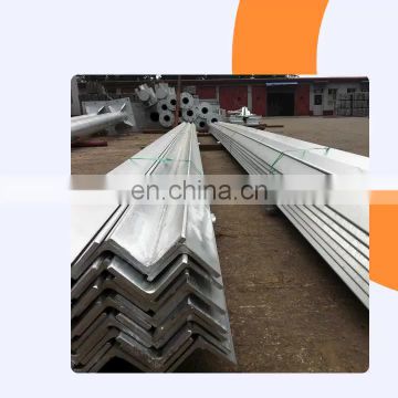 Factory price Q235 Hot Dip Galvanized iron Angle Steel for House Building