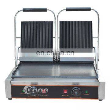 CE Hot Electric Sandwich Grill Electric Flat Grill Stainless Steel Kitchen Equipment Electric Cast Iron Griddle photo-3