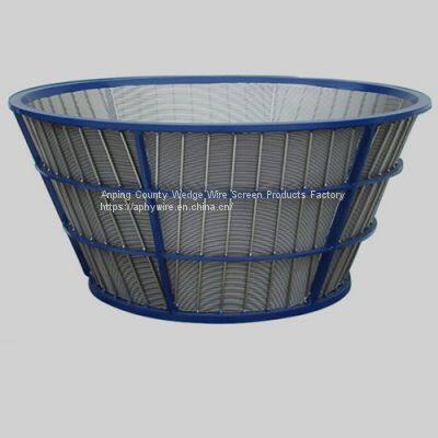 Rotary Drum Screen, Wedge Wire Screen Basket, V Wire Filter Basket photo-2