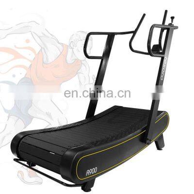 commercial running machine hot selling self generating curved treadmill body building equipment gym equipment