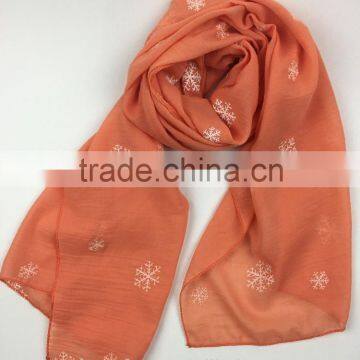 2016 fashionable scarf women scarf with flowers