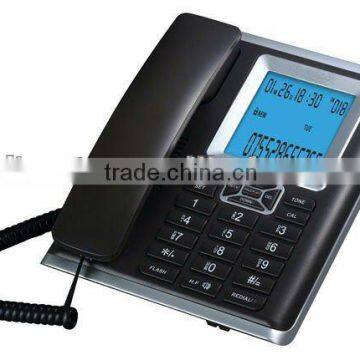 office muti-language selection amplified LCD telephone