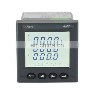 AMC72L-AV3/M AC three phase voltmeter accuracy 0.5 digital smart voltage meter with 4-20mA analog output