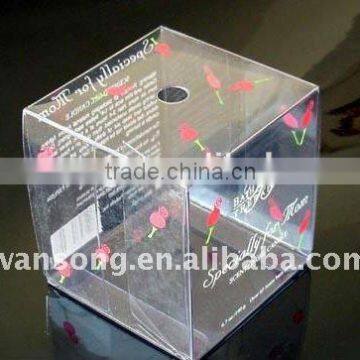 Printed Frosted Storage Box, Pvc Packaging Plastic Box photo-3