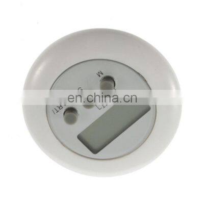 Cute Mini Round LCD Digital Clock Cooking Home Kitchen Countdown UP Timer Alarm