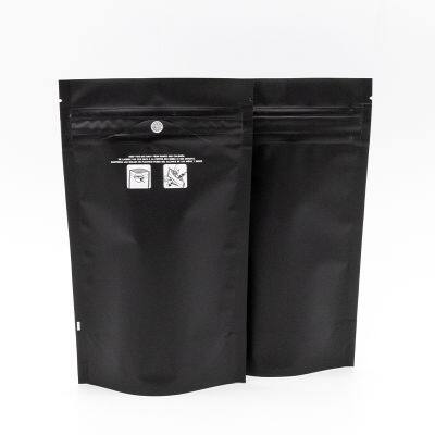 Custom Printed Matt White Plastic Stand up Pouch With Zipper for Food Packaging Bag Top OEM Child Proof Bag