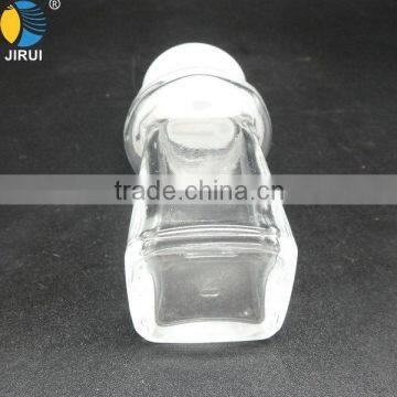 50ml Rectangular Clear Roll on Glass Bottle photo-4