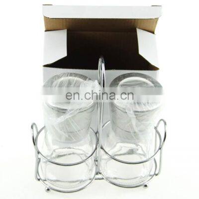 Kitchen Tool Salt and Pepper Grinder Set With Stand photo-3