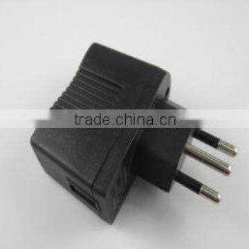 New Brazil USB5V1A three plug usb charger