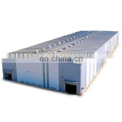 China multi-storey light weight metal framework prefabricated steel warehouses in Argentina