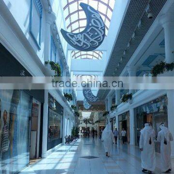 celling moon ramadan eid decoration for shopping mall