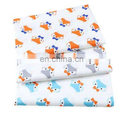 Cartoon Fox Fabric Kindergarten Baby Cotton Three-piece Fabric Korean Print Children's Arrow Cotton Twill Fabric photo-3