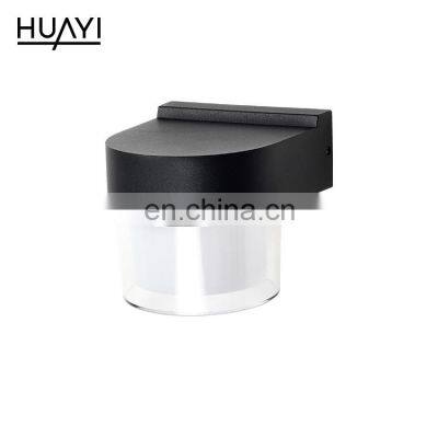 HUAYI Hot Selling Modern Style Acrylic Aluminum 7.3W 2*7W Surface Indoor Outdoor LED Wall Light